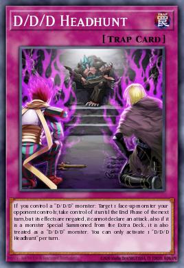 D/D/D Headhunt Yu-Gi-Oh card