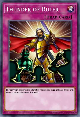 Thunder of Ruler Yu-Gi-Oh card