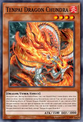 Tenpai Dragon Chundra Yu-Gi-Oh card
