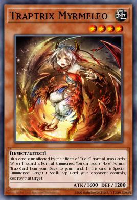 Traptrix Myrmeleo Yu-Gi-Oh card