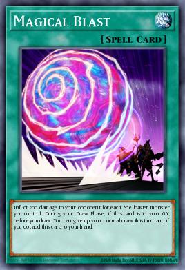 Magical Blast Yu-Gi-Oh card
