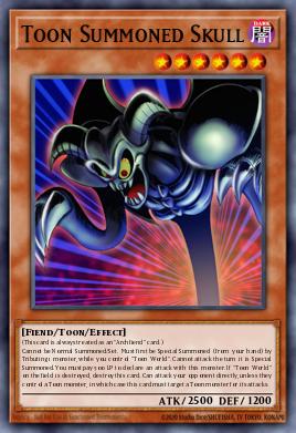 Toon Summoned Skull Yu-Gi-Oh card