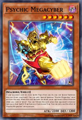 Psychic Megacyber Yu-Gi-Oh card