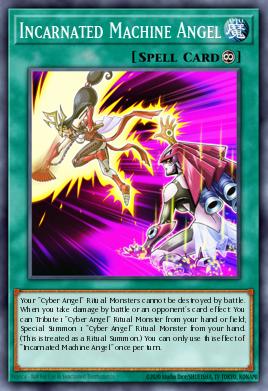 Incarnated Machine Angel Yu-Gi-Oh card