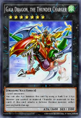Gaia Dragon, the Thunder Charger Yu-Gi-Oh card