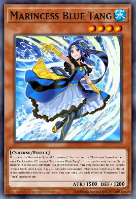 Marincess Blue Tang Yu-Gi-Oh card