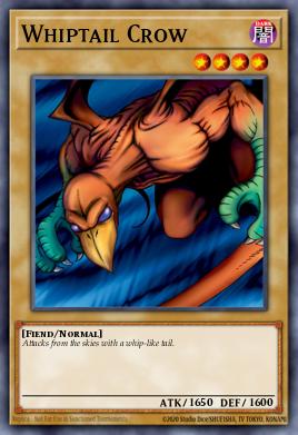 Whiptail Crow Yu-Gi-Oh card