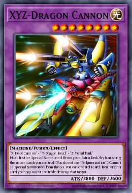XYZ-Dragon Cannon Yu-Gi-Oh card