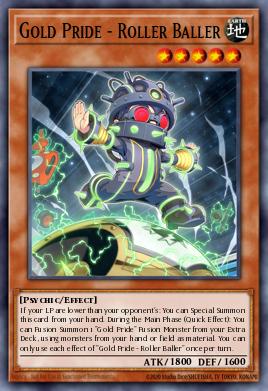 Gold Pride - Roller Baller Yu-Gi-Oh card