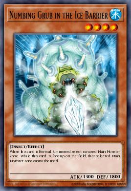 Numbing Grub in the Ice Barrier Yu-Gi-Oh card