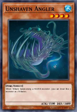Unshaven Angler Yu-Gi-Oh card
