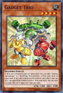 Gadget Trio Yu-Gi-Oh card