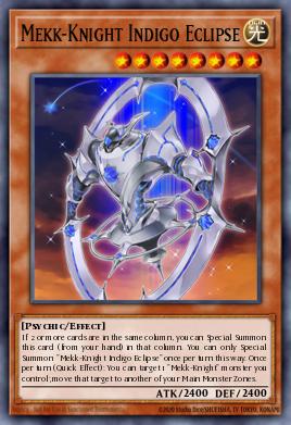 Mekk-Knight Indigo Eclipse Yu-Gi-Oh card