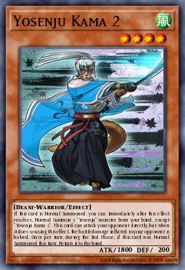 Yosenju Kama 2 Yu-Gi-Oh card