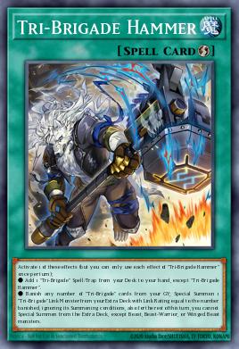 Tri-Brigade Hammer Yu-Gi-Oh card