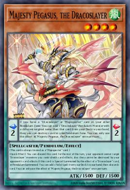 Majesty Pegasus, the Dracoslayer Yu-Gi-Oh card