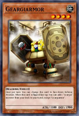 Geargiarmor Yu-Gi-Oh card