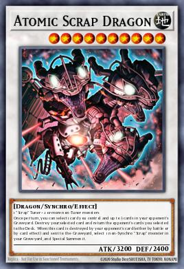 Atomic Scrap Dragon Yu-Gi-Oh card