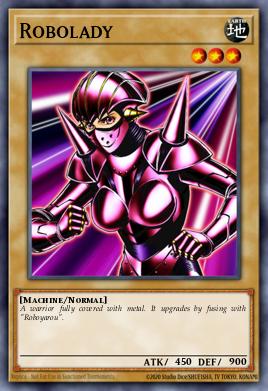 Robolady Yu-Gi-Oh card