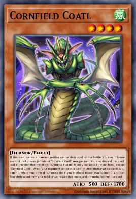 Cornfield Coatl Yu-Gi-Oh card