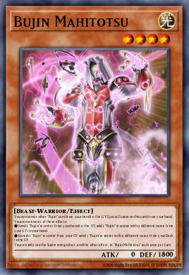 Bujin Mahitotsu Yu-Gi-Oh card