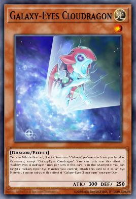 Galaxy-Eyes Cloudragon Yu-Gi-Oh card