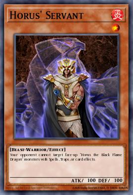 Horus' Servant Yu-Gi-Oh card