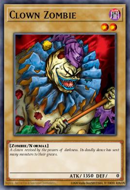 Clown Zombie Yu-Gi-Oh card