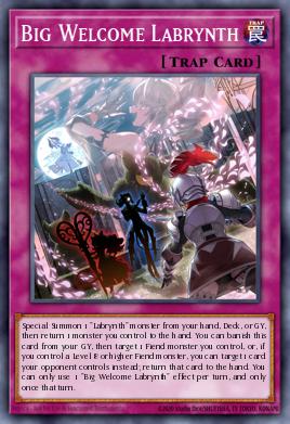 Big Welcome Labrynth Yu-Gi-Oh card