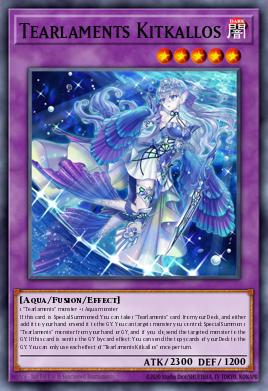 Tearlaments Kitkallos Yu-Gi-Oh card