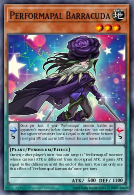 Performapal Barracuda Yu-Gi-Oh card