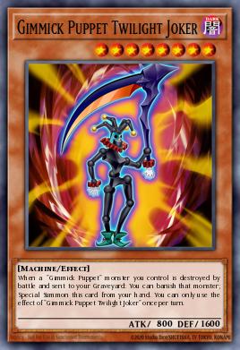 Gimmick Puppet Twilight Joker Yu-Gi-Oh card