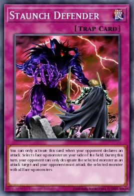 Staunch Defender Yu-Gi-Oh card