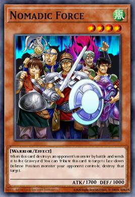 Nomadic Force Yu-Gi-Oh card