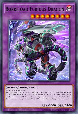 Borreload Furious Dragon Yu-Gi-Oh card