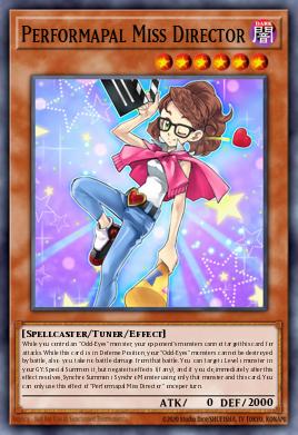 Performapal Miss Director Yu-Gi-Oh card