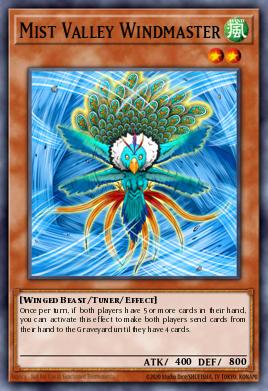 Mist Valley Windmaster Yu-Gi-Oh card
