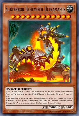 Subterror Behemoth Ultramafus Yu-Gi-Oh card