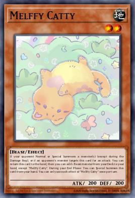 Melffy Catty Yu-Gi-Oh card