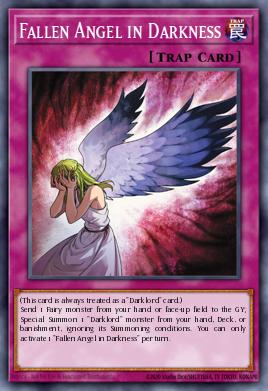 Fallen Angel in Darkness Yu-Gi-Oh card