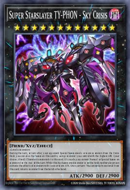 Super Starslayer TY-PHON - Sky Crisis Yu-Gi-Oh card