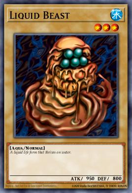 Liquid Beast Yu-Gi-Oh card