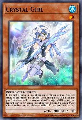 Crystal Girl Yu-Gi-Oh card