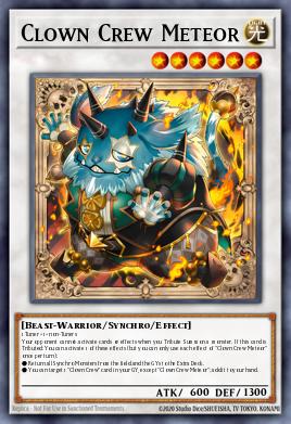 Clown Crew Meteor Yu-Gi-Oh card