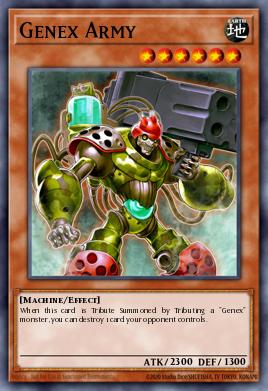 Genex Army Yu-Gi-Oh card