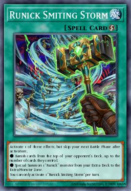 Runick Smiting Storm Yu-Gi-Oh card