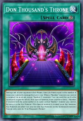 Don Thousand's Throne Yu-Gi-Oh card