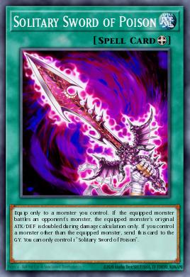 Solitary Sword of Poison Yu-Gi-Oh card