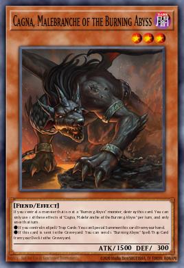 Cagna, Malebranche of the Burning Abyss Yu-Gi-Oh card