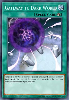 Gateway to Dark World Yu-Gi-Oh card